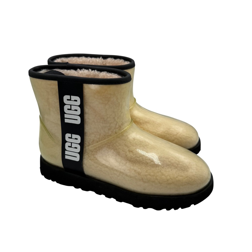 UGG Tan and Black Winter Boots - Picture 2 of 8